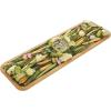 imageFARBERWARE BuildABoard Acacia Cutting Board with Builtin Storage Compartments Clear Locking Lid ampamp White Handles Great for Charcuterie ampamp SnacksBlackBamboo