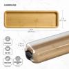 imageFARBERWARE BuildABoard Acacia Cutting Board with Builtin Storage Compartments Clear Locking Lid ampamp White Handles Great for Charcuterie ampamp SnacksBlackBamboo