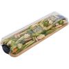 imageFARBERWARE BuildABoard Acacia Cutting Board with Builtin Storage Compartments Clear Locking Lid ampamp White Handles Great for Charcuterie ampamp SnacksBlackBamboo