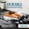 imageFarberware Classic Stainless Steel Frying Pan Set  Fry Pan Set  Stainless Steel Skillet Set  825 Inch and 10 Inch SilverStainless Steel