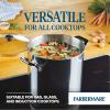 imageFarberware Classic Stainless Steel Frying Pan Set  Fry Pan Set  Stainless Steel Skillet Set  825 Inch and 10 Inch SilverStainless Steel