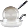 imageFarberware Classic Stainless Steel Frying Pan Set  Fry Pan Set  Stainless Steel Skillet Set  825 Inch and 10 Inch SilverStainless Steel