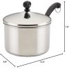 imageFarberware Classic Stainless Steel Frying Pan Set  Fry Pan Set  Stainless Steel Skillet Set  825 Inch and 10 Inch SilverStainless Steel