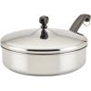 imageFarberware Classic Stainless Steel Frying Pan Set  Fry Pan Set  Stainless Steel Skillet Set  825 Inch and 10 Inch SilverStainless Steel