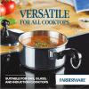 imageFarberware Classic Stainless Steel Frying Pan Set  Fry Pan Set  Stainless Steel Skillet Set  825 Inch and 10 Inch SilverStainless Steel