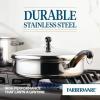 imageFarberware Classic Stainless Steel Frying Pan Set  Fry Pan Set  Stainless Steel Skillet Set  825 Inch and 10 Inch SilverStainless Steel