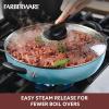 imageFarberware Smart Control Nonstick Cookware Pots and Pans Set 14 Piece BlackAqua