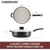 imageFarberware Smart Control Nonstick Cookware Pots and Pans Set 14 Piece BlackBlack