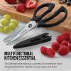 imageFarberware 4in1 Kitchen Shears 2Piece Aqua and GrayBlack