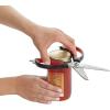 imageFarberware 4in1 Kitchen Shears 2Piece Aqua and GrayRed and Black