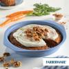 imageFarberware Easy Solutions Nonstick Bakeware Square CakeCookie Pan 9 Inch with Portion Marks  BlueCake Pan 9  Round