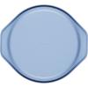 imageFarberware Easy Solutions Nonstick Bakeware Square CakeCookie Pan 9 Inch with Portion Marks  BlueCake Pan 9  Round