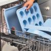 imageFarberware Easy Solutions Nonstick Bakeware Square CakeCookie Pan 9 Inch with Portion Marks  BlueCake Pan 9  Square