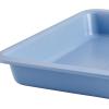 imageFarberware Easy Solutions Nonstick Bakeware Square CakeCookie Pan 9 Inch with Portion Marks  BlueCake Pan 9 x 13