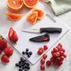 imageFarberware Edgekeeper 8Inch Chef Knife with SelfSharpening Blade Cover High CarbonStainless Steel Kitchen Knife with Ergonomic Handle RazorSharp Knife BlackBlack