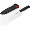 imageFarberware Edgekeeper 8Inch Chef Knife with SelfSharpening Blade Cover High CarbonStainless Steel Kitchen Knife with Ergonomic Handle RazorSharp Knife BlackBlack