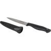 imageFarberware Edgekeeper 8Inch Chef Knife with SelfSharpening Blade Cover High CarbonStainless Steel Kitchen Knife with Ergonomic Handle RazorSharp Knife BlackBlackGray