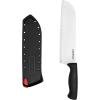 imageFarberware Edgekeeper 8Inch Chef Knife with SelfSharpening Blade Cover High CarbonStainless Steel Kitchen Knife with Ergonomic Handle RazorSharp Knife BlackBlack