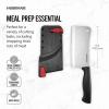 imageFarberware Edgekeeper 8Inch Chef Knife with SelfSharpening Blade Cover High CarbonStainless Steel Kitchen Knife with Ergonomic Handle RazorSharp Knife BlackBlack