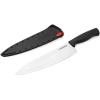 imageFarberware Edgekeeper 8Inch Chef Knife with SelfSharpening Blade Cover High CarbonStainless Steel Kitchen Knife with Ergonomic Handle RazorSharp Knife BlackBlack