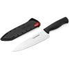 imageFarberware Edgekeeper 8Inch Chef Knife with SelfSharpening Blade Cover High CarbonStainless Steel Kitchen Knife with Ergonomic Handle RazorSharp Knife BlackBlack