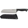 imageFarberware Edgekeeper 8Inch Chef Knife with SelfSharpening Blade Cover High CarbonStainless Steel Kitchen Knife with Ergonomic Handle RazorSharp Knife BlackBlackGray