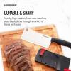 imageFarberware Edgekeeper 8Inch Chef Knife with SelfSharpening Blade Cover High CarbonStainless Steel Kitchen Knife with Ergonomic Handle RazorSharp Knife BlackBlack