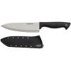 imageFarberware Edgekeeper 8Inch Chef Knife with SelfSharpening Blade Cover High CarbonStainless Steel Kitchen Knife with Ergonomic Handle RazorSharp Knife BlackBlackGray