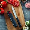 imageFarberware Edgekeeper 8Inch Chef Knife with SelfSharpening Blade Cover High CarbonStainless Steel Kitchen Knife with Ergonomic Handle RazorSharp Knife BlackBlack