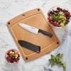 imageFarberware Edgekeeper 8Inch Chef Knife with SelfSharpening Blade Cover High CarbonStainless Steel Kitchen Knife with Ergonomic Handle RazorSharp Knife BlackBlack