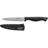 imageFarberware Edgekeeper 8Inch Chef Knife with SelfSharpening Blade Cover High CarbonStainless Steel Kitchen Knife with Ergonomic Handle RazorSharp Knife BlackBlackGray