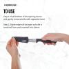 imageFarberware Edgekeeper 8Inch Chef Knife with SelfSharpening Blade Cover High CarbonStainless Steel Kitchen Knife with Ergonomic Handle RazorSharp Knife BlackBlackGray