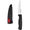 imageFarberware Edgekeeper 8Inch Chef Knife with SelfSharpening Blade Cover High CarbonStainless Steel Kitchen Knife with Ergonomic Handle RazorSharp Knife BlackBlack