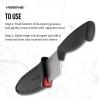 imageFarberware Edgekeeper 8Inch Chef Knife with SelfSharpening Blade Cover High CarbonStainless Steel Kitchen Knife with Ergonomic Handle RazorSharp Knife BlackBlack