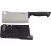 imageFarberware Edgekeeper 8Inch Chef Knife with SelfSharpening Blade Cover High CarbonStainless Steel Kitchen Knife with Ergonomic Handle RazorSharp Knife BlackBlackGray