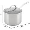 imageFarberware Millennium Stainless Steel Sauce PanSaucepan with Lid 3 Quart Silver