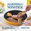 imageFarberware Style Nonstick Cookware Deep Round Grill PanGriddle Dishwasher Safe 1125 Inch  YellowYellow