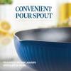 imageFarberware Style Nonstick Cookware Pots and Pans Set with Cooking Utensils Dishwasher Safe 10 Piece  BlueBlue