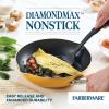 imageFarberware Style Nonstick Cookware Pots and Pans Set with Cooking Utensils Dishwasher Safe 10 Piece  BlueYellow
