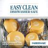 imageFarberware Style Nonstick Cookware Straining Saucepan with Lid Dishwasher Safe 3 Quart  YellowYellow