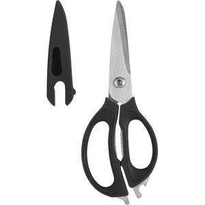 imageFarberware 4in1 Kitchen Shears 2Piece Aqua and GrayBlack