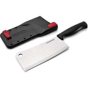 imageFarberware Edgekeeper 8Inch Chef Knife with SelfSharpening Blade Cover High CarbonStainless Steel Kitchen Knife with Ergonomic Handle RazorSharp Knife BlackBlack