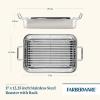 imageFarberware Classic Traditions Stainless Steel RoasterRoasting Pan with Rack 17 Inch x 1225 Inch