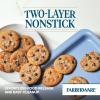 imageFarberware Easy Solutions Nonstick Bakeware Cookie PanBaking Sheet with Drop Zones and Portion Marks 11 Inch x 17 Inch  BlueBlue