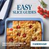 imageFarberware Easy Solutions Nonstick Bakeware Cookie PanBaking Sheet with Drop Zones and Portion Marks 11 Inch x 17 Inch  BlueBlue