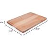 imageFarberware ExtraLarge Cutting Board with Perimeter Juice Trench Reversible Chopping Board for Kitchen Meal Prep and Serving Charcuterie Board Set 14Inch x 20Inch RubberwoodMaple