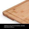 imageFarberware ExtraLarge Cutting Board with Perimeter Juice Trench Reversible Chopping Board for Kitchen Meal Prep and Serving Charcuterie Board Set 14Inch x 20Inch RubberwoodBamboo