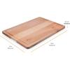 imageFarberware ExtraLarge Cutting Board with Perimeter Juice Trench Reversible Chopping Board for Kitchen Meal Prep and Serving Charcuterie Board Set 14Inch x 20Inch RubberwoodMaple