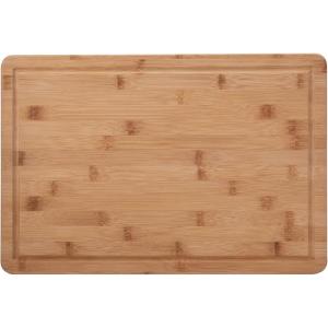 imageFarberware ExtraLarge Cutting Board with Perimeter Juice Trench Reversible Chopping Board for Kitchen Meal Prep and Serving Charcuterie Board Set 14Inch x 20Inch RubberwoodBamboo