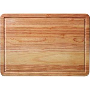 imageFarberware ExtraLarge Cutting Board with Perimeter Juice Trench Reversible Chopping Board for Kitchen Meal Prep and Serving Charcuterie Board Set 14Inch x 20Inch RubberwoodRubberwood